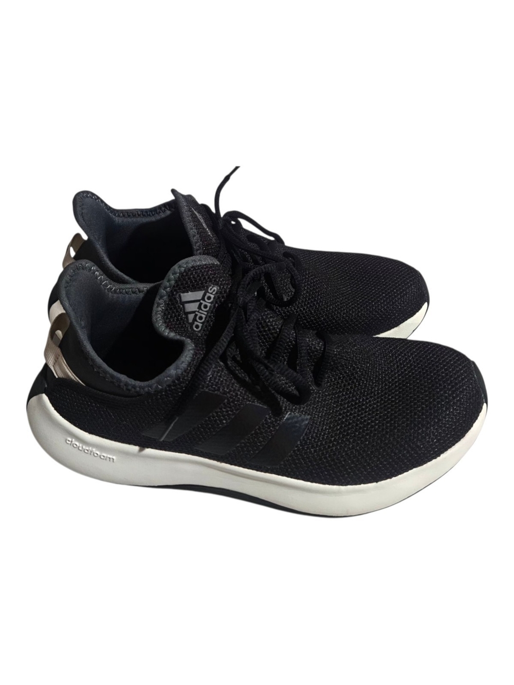 Adidas Women's Cloudfoam Pure Shoes, Style# JI4876, Size 8, Core Black/Grey Six